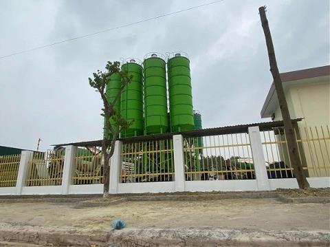Bắc Giang: Xây dựng dự án xưởng sản xuất bê tông trái phép, Công ty Global Food bị xử phạt và đình chỉ hoạt động