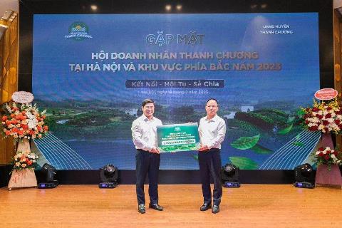 Hội Doanh nhân Thanh Chương tại Hà Nội và các tỉnh Phía Bắc ủng hộ 2,5 tỷ đồng cho các hộ nghèo, hộ khó khăn và trao tặng học bổng