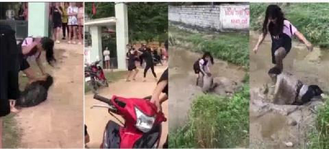 Thanh Hoá: Công an huyện Ngọc Lặc đang làm rõ vụ nữ sinh bị bạn hành hung dã man