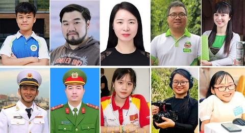 10 Gương mặt trẻ Việt Nam tiêu biểu năm 2022