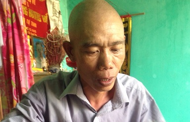 Anh Vũ Văn Ngọ đang mang trong mình căn bệnh ung thư vòm họng quái ác.