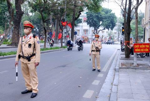 Xử lý 1.453 trường hợp vi phạm nồng độ cồn trong 9 ngày nghỉ Tết tại Hà Nội